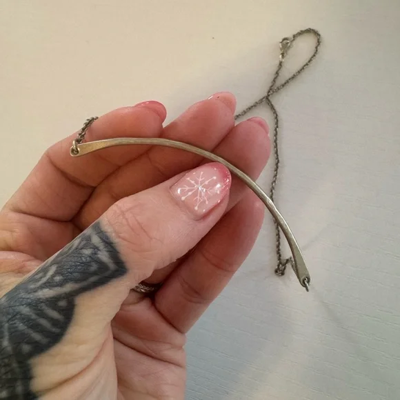 James Avery Silver Bar Necklace - Picture 4 of 6